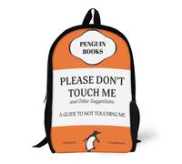 Backpacks Please Don't Touch Me 17inch School Bag