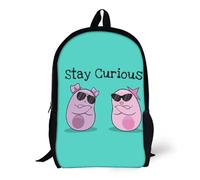 Backpacks Stay Curious! with The Amoeba Sisters 17inch School Bag