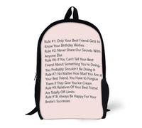 Backpacks The Kissing Booth Rules. Bestfriend Rules 17inch School Bag