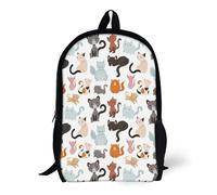 Backpacks You've Cat to Be Kitten Me Right Meow 17inch School Bag