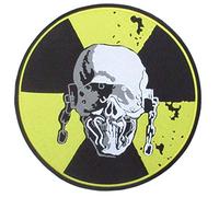 Backpatch patche dorsal nucléaire radioactif symbole patch thermocollant grande taille rond