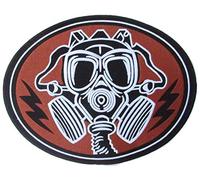 Backpatche patche dorsal masque nu ire radioactif patch grand thermocollant