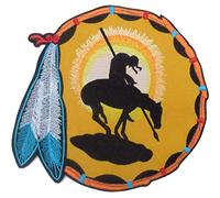 Backpatche patche dorsal talisman patch thermocollant indien sioux Western