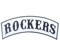 Backpatche rockers patche dorsal thermocollant biker rock rocker