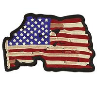Backpatche US flag patche dorsal thermocollant drapeau USA destroy grande taille