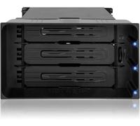 Backplane Cage/Rack Mobile sans tiroir pour 3 HDD Disque Dur 3,5"" SATA/SAS Hot Swap dans 2 Baies de 5,25"" avec câbles - flexiDOCK MB830SP-B