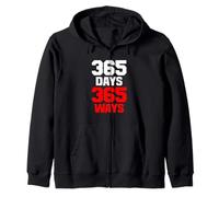Backprint 365 Jours 365 façons Sweat à Capuche