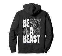 Backprint Be a Beast Sweat à Capuche