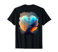 Backprint Boule à Neige de l'espace Extra-atmosphérique T-Shirt