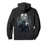 Backprint Chevalier Astronaute du Futur au Moyen Âge Sweat à Capuche