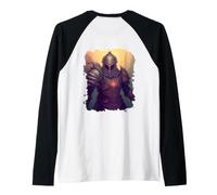 Backprint Chevalier Fantastique épique Un héros dans l'ombre Manche Raglan