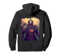 Backprint Chevalier Fantastique épique Un héros dans l'ombre Sweat à Capuche
