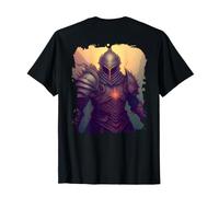 Backprint Chevalier Fantastique épique Un héros dans l'ombre T-Shirt