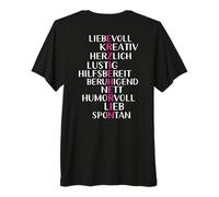 Backprint éducateur Maternelle et éducation T-Shirt Haut de Gamme
