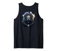 Backprint Epic Lion Le Signe du Zodiaque de la Force Débardeur