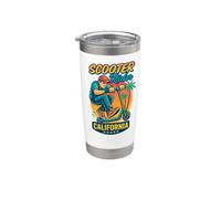 Backprint: Freestyle-Scooter Cascadeurs Trottinettes Gobelet isotherme en acier inoxydable double paroi