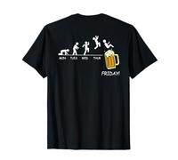 Backprint Friday Evolution Agenda semainier avec bière T-Shirt