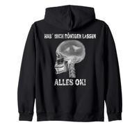 Backprint Fun and drôle Hab Mich röntgen Lassen Sweat à Capuche