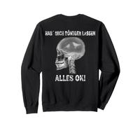 Backprint Fun and drôle Hab Mich röntgen Lassen Sweatshirt