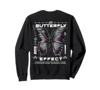 Backprint Japan Aesthetic Butterfly Effect Urban Streetwear Sweatshirt