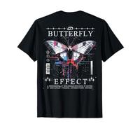 Backprint Japan Aesthetic Butterfly Effect Urban Streetwear T-Shirt