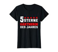 Backprint Jardinier 5 étoiles de l'année T-Shirt