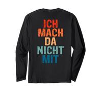 Backprint Je n'ai Rien à Voir avec la liberté d'expression Manche Longue