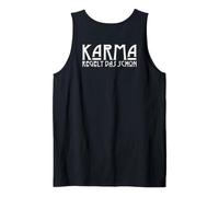 Backprint Karma règle ce Sort de Justice Débardeur