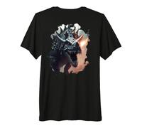 Backprint La Légende du Drachosaure Un Voyage à l'imaginaire T-Shirt Haut de Gamme
