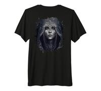Backprint La Sorcière Noire et sa Magie T-Shirt Haut de Gamme