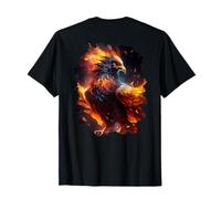 Backprint La splendeur majestueuse du phénix de résurrection T-Shirt