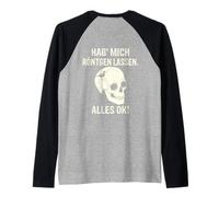 Backprint Laisse-Moi x -Rray Tout ok Oiseau dans la tête Manche Raglan