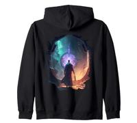 Backprint L'Aventure du Sorcier et Le Portail Mystique Sweat à Capuche