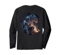 Backprint Le Chevalier et Le Dragon Une légende d'amitié Manche Longue