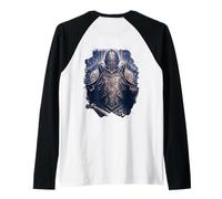 Backprint Le Chevalier Noir du Pouvoir et du mysticisme Manche Raglan