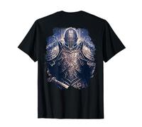 Backprint Le Chevalier Noir du Pouvoir et du mysticisme T-Shirt