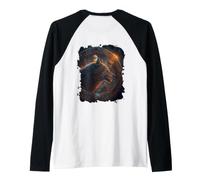 Backprint Le Loup dans Le mysticisme de l'espace Rencontre Manche Raglan