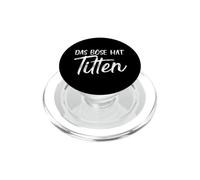 Backprint Le Mal a des Seins Seins Seins Seins drôles drôles PopSockets PopGrip pour MagSafe