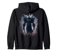 Backprint Le Puissant Roi démon et Son règne des ténèbres Sweat à Capuche