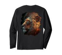 Backprint Le Puissant Roi Mystique du désert et de la Nature Manche Longue