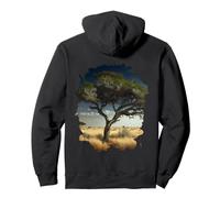 Backprint Le Vieil Arbre de la Savane est Un Symbole Nature Sweat à Capuche