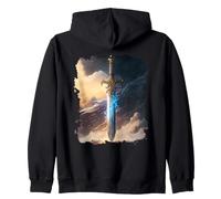 Backprint L'épée épique légendaire des héros Sweat à Capuche