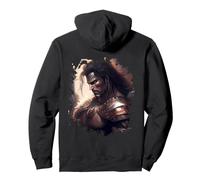 Backprint Les prouesses invincibles des Guerriers épiques Sweat à Capuche