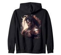 Backprint Les prouesses invincibles des Guerriers épiques Sweat à Capuche