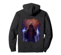 Backprint Magicien au Pouvoir mystérieux Sweat à Capuche