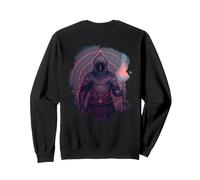 Backprint Magicien de la Fantaisie avec la Baguette Magique Sweatshirt
