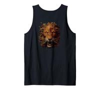 Backprint Majestueux Lion Fantastique dans Une splendeur Débardeur