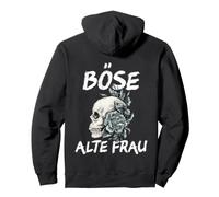 Backprint Mort Vintage Tête de Mort avec Sarcasme Sweat à Capuche
