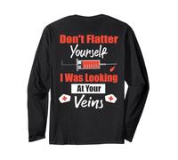 Backprint Ne Te flatte Pas Je regardais tes veines Manche Longue