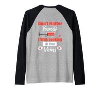 Backprint Ne Te flatte Pas Je regardais tes veines Manche Raglan